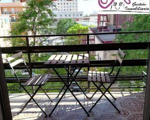 Balcony of Flat to rent in  Valencia Capital  with Air Conditioner, Terrace and Furnished