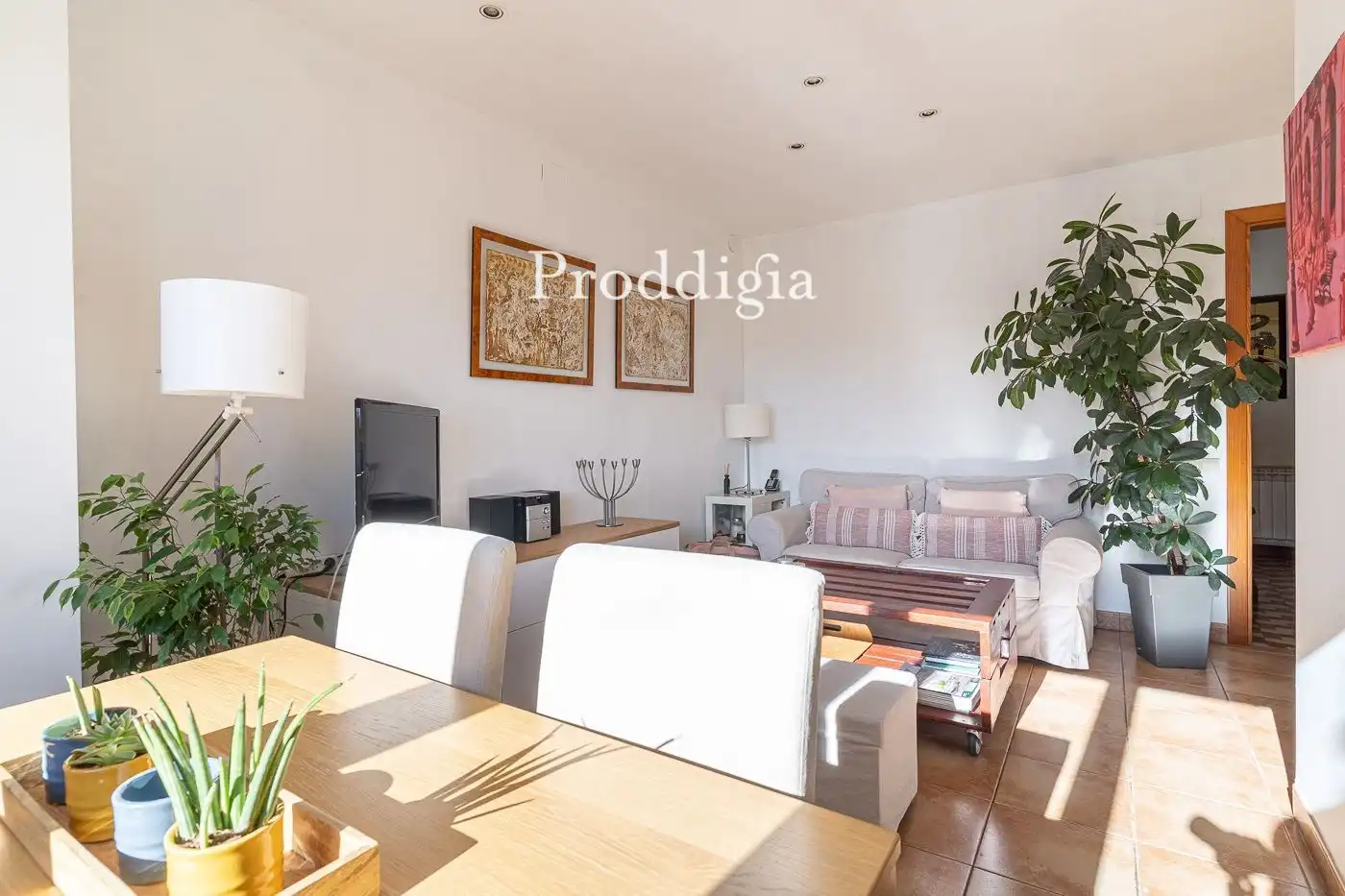 Living room of Detached homes for sale in Sant Cugat del Vallès  with Air Conditioner, Heating and Terrace