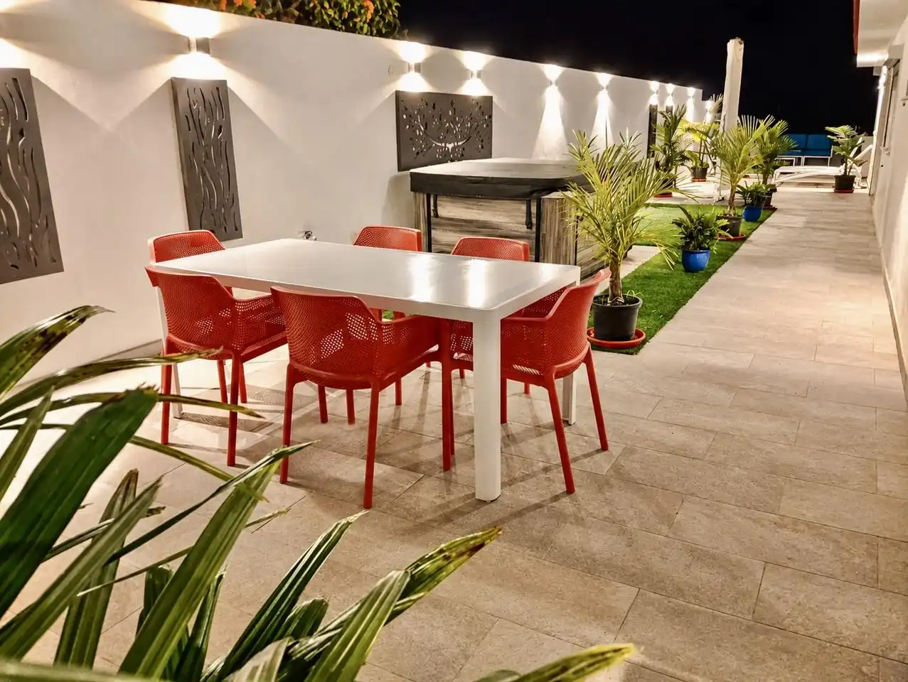 Terraza de Casa o chalet en venta en Los Realejos con Aire acondicionado, Jardín privado y Terraza