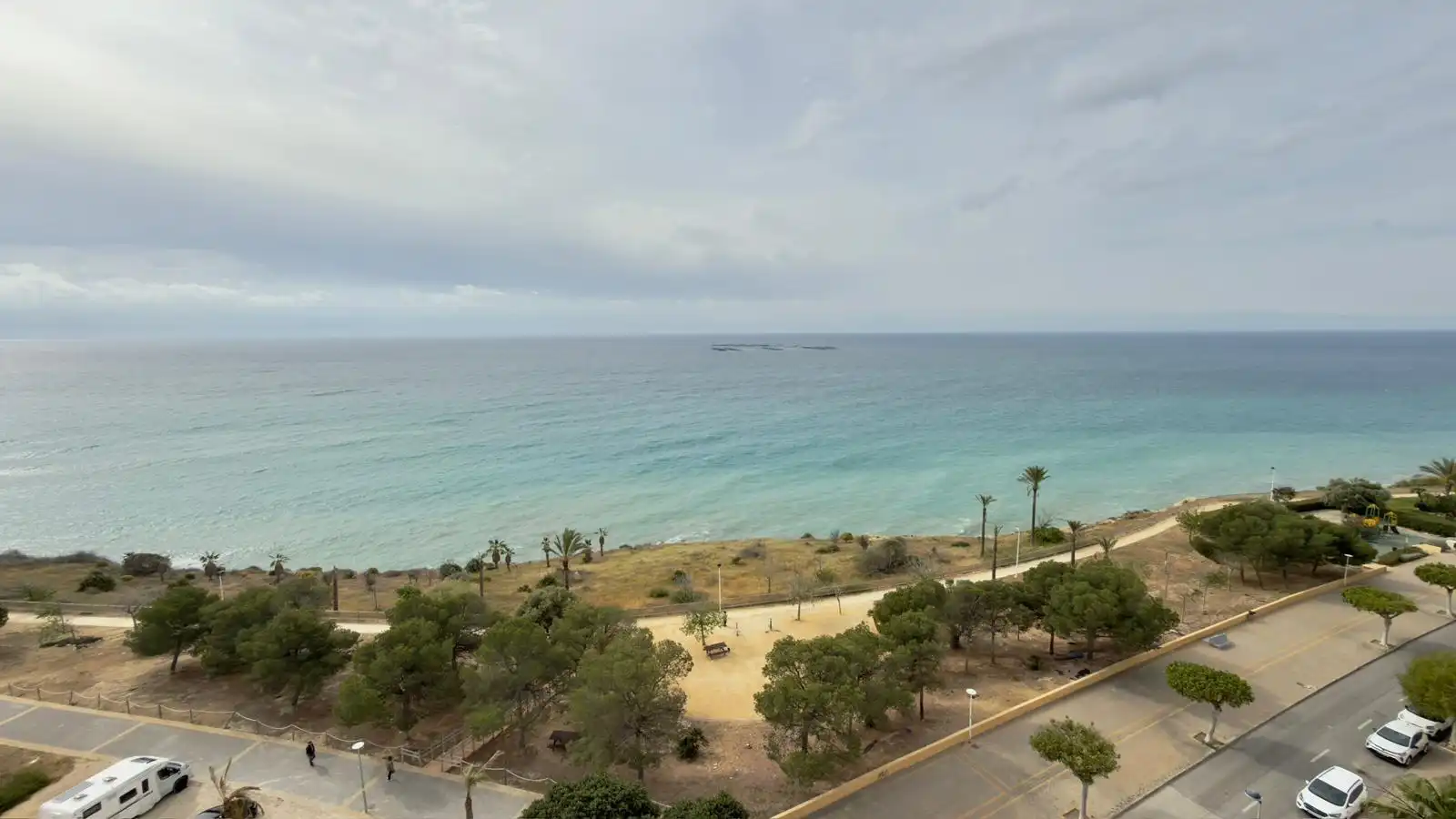 Außenansicht von Dachboden zum Verkauf in Villajoyosa / La Vila Joiosa mit Klimaanlage, Privatgarten und Terrasse