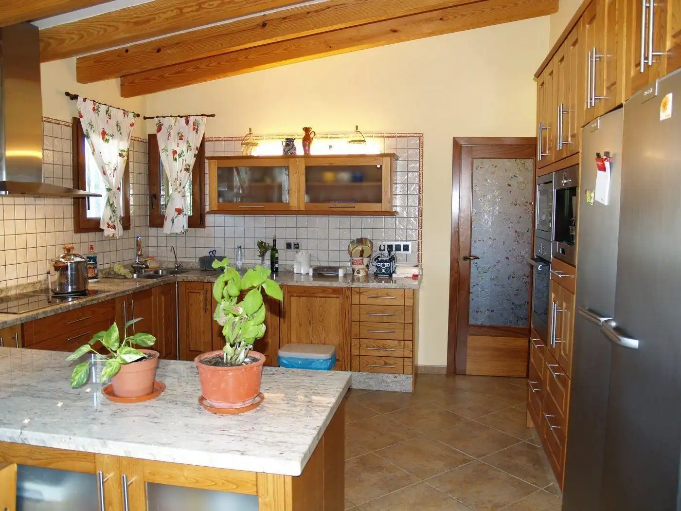 Cocina de Finca rústica en venta en  Palma de Mallorca con Aire acondicionado, Calefacción y Jardín privado