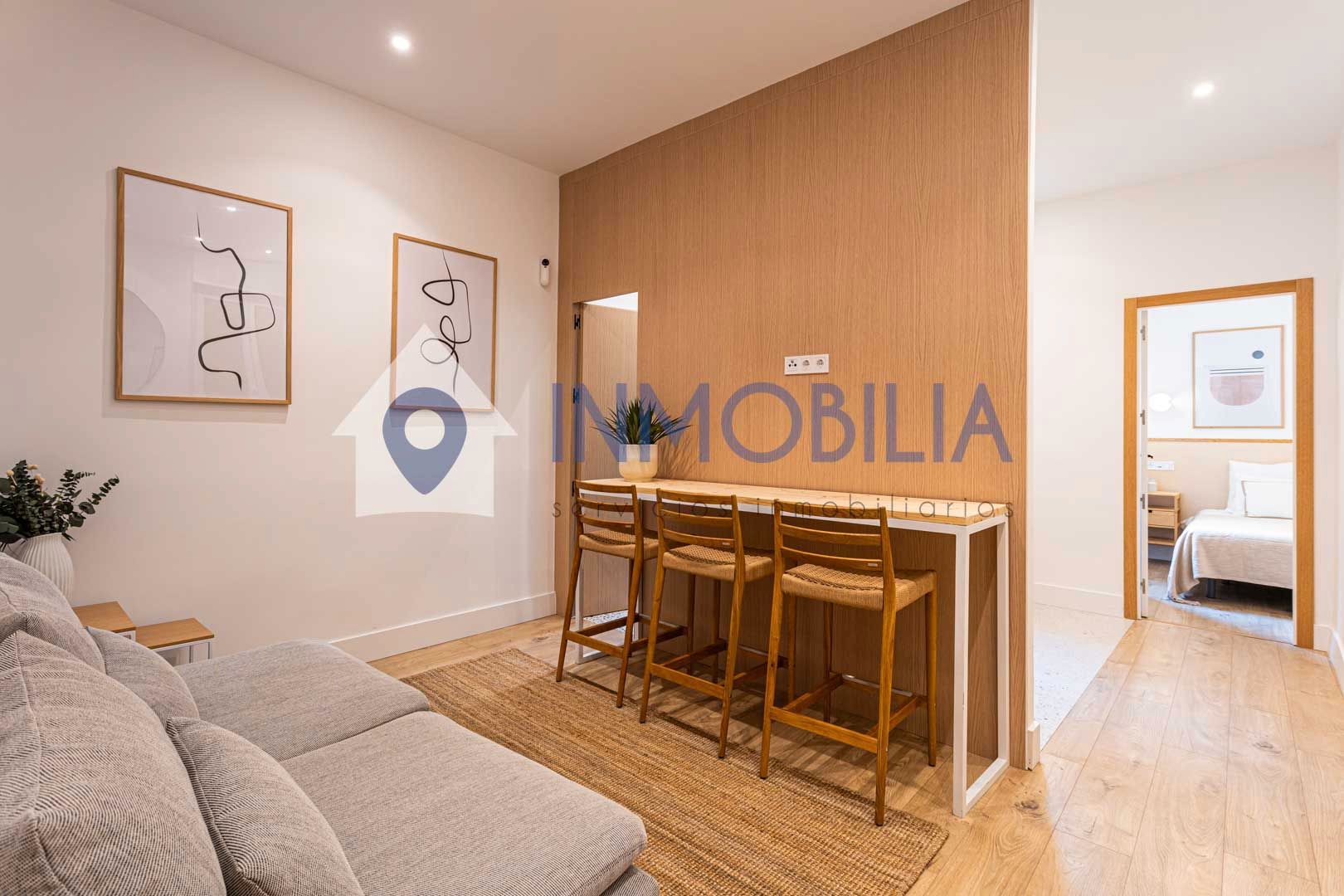 Bedroom of Flat for sale in  Madrid Capital  with Air Conditioner and Heating