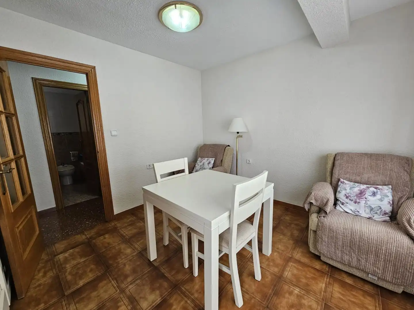 Dining room of Flat for sale in Valencia  with Air Conditioner, Furnished and Balcony