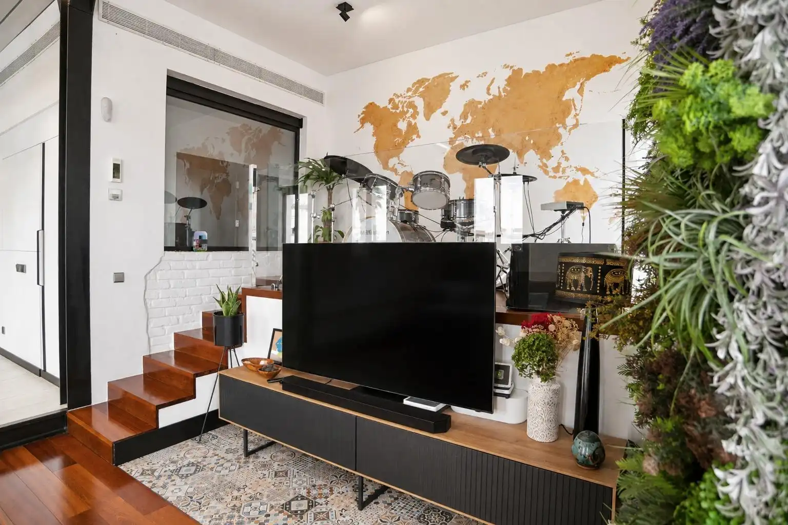 Sala de estar de Apartamento en venta en Las Palmas de Gran Canaria con Aire acondicionado, Parquet y Trastero