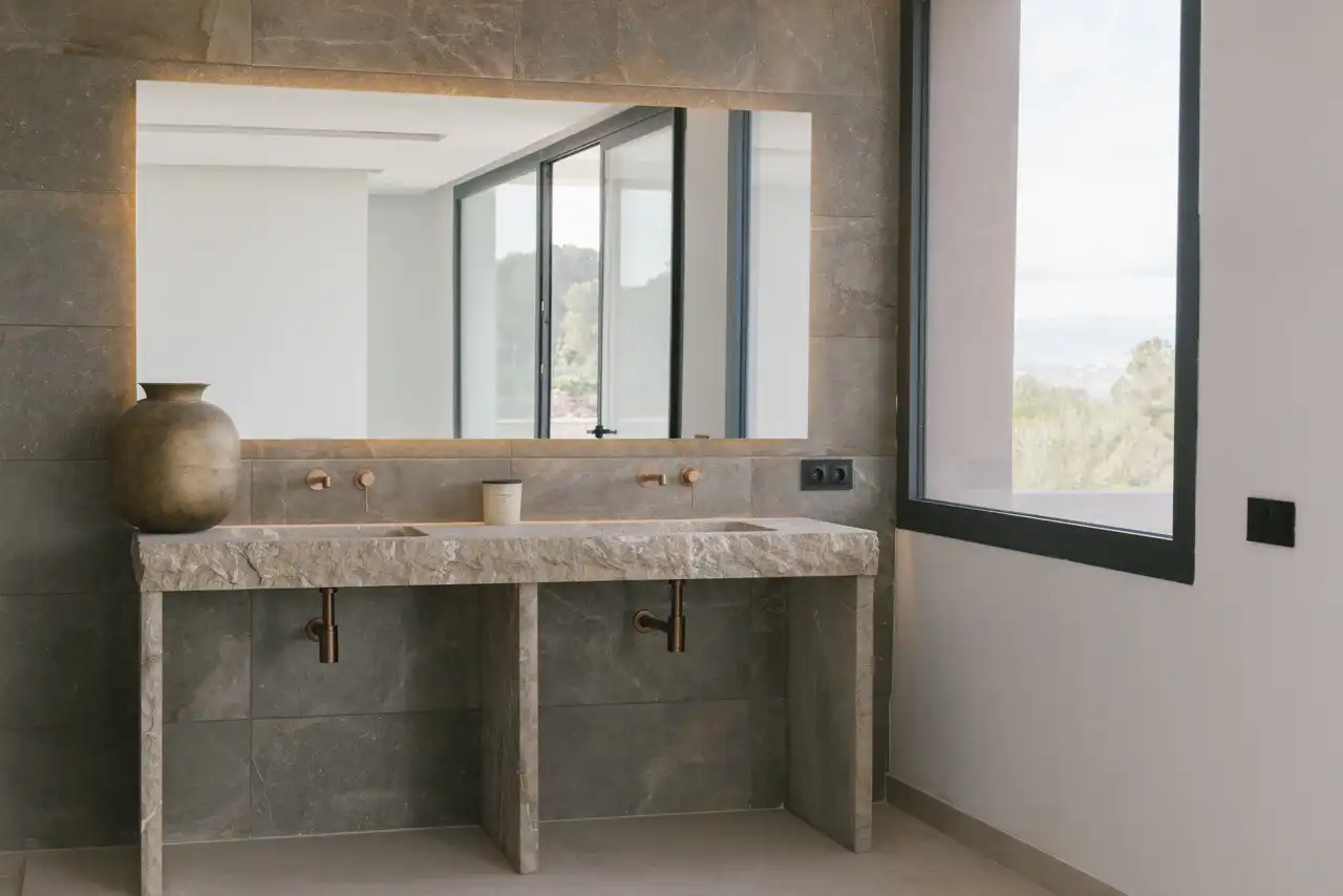 Bany de Casa o xalet en venda en  Palma de Mallorca amb Aire condicionat, Jardí privat i Terrassa