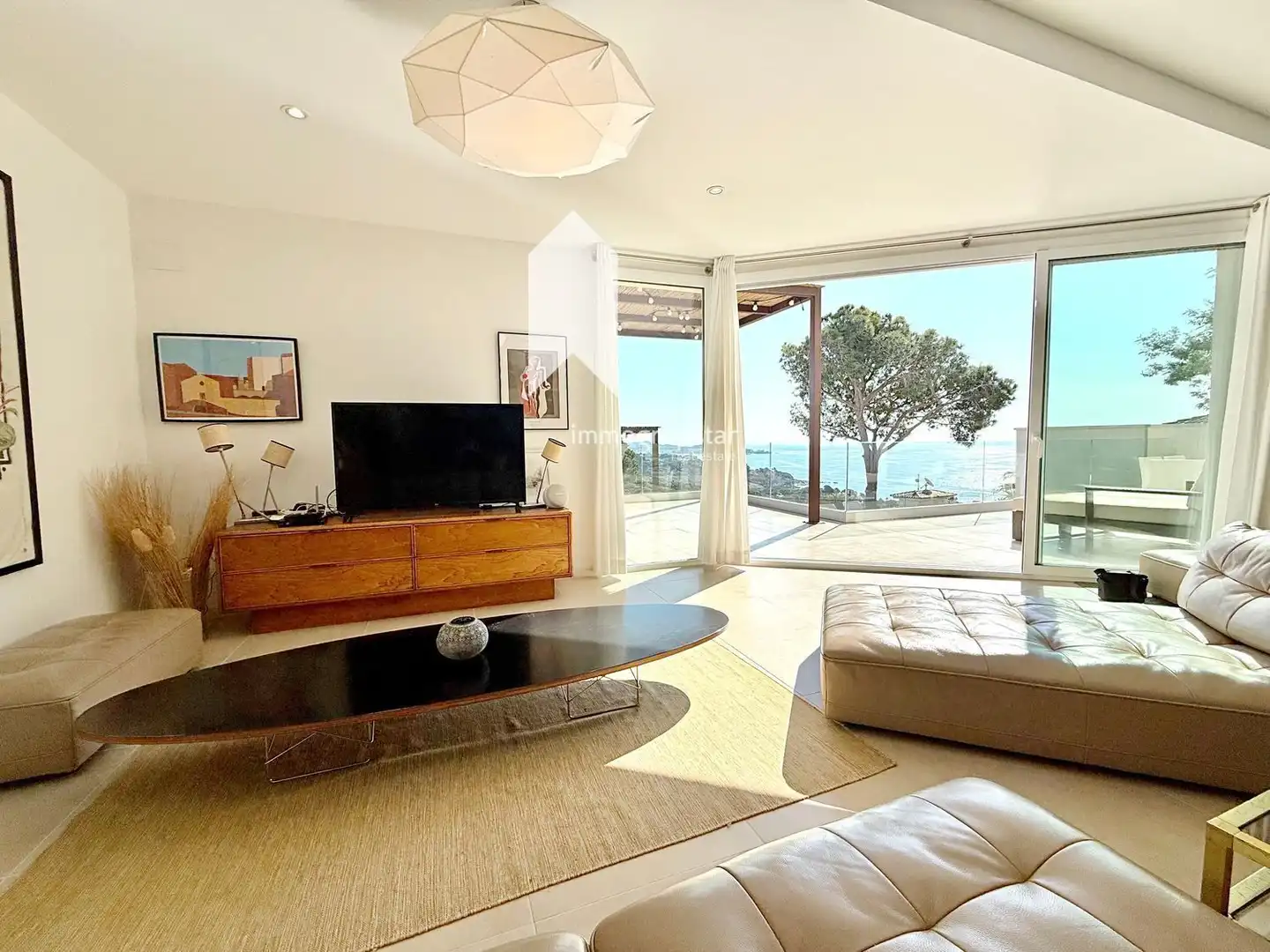 Sala de estar de Casa o chalet en venta en Calonge i Sant Antoni con Aire acondicionado, Calefacción y Terraza