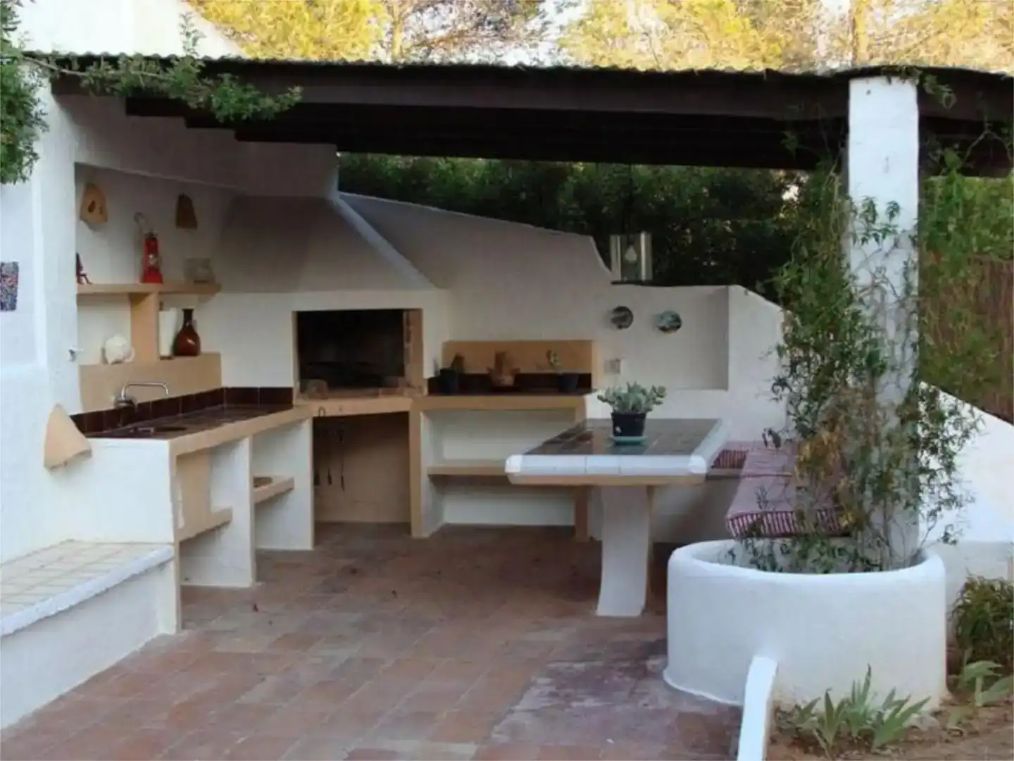 Terrassa de Casa o xalet de lloguer en Santa Eulària des Riu amb Aire condicionat i Piscina