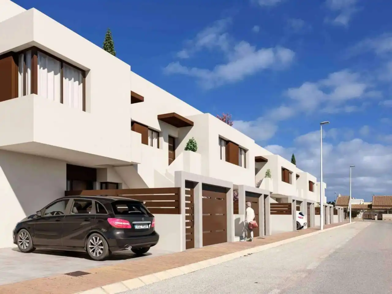 Vista exterior de Casa o xalet en venda en Murcia amb Jardí privat