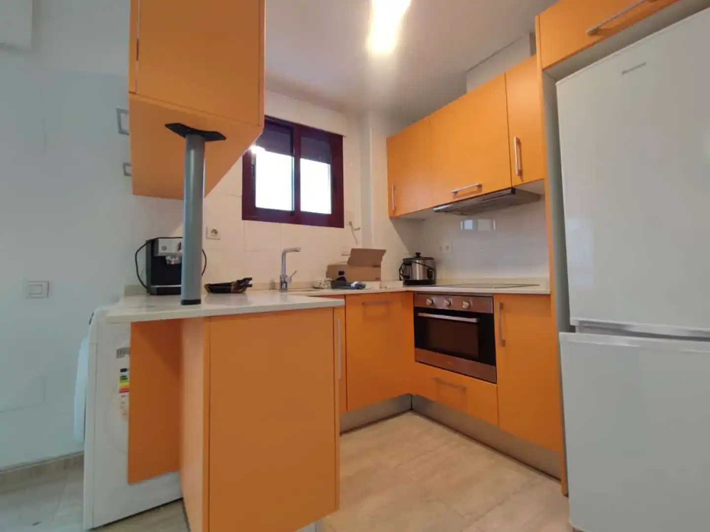 Cocina de Piso de alquiler en Murcia con Aire acondicionado, Calefacción y Amueblado