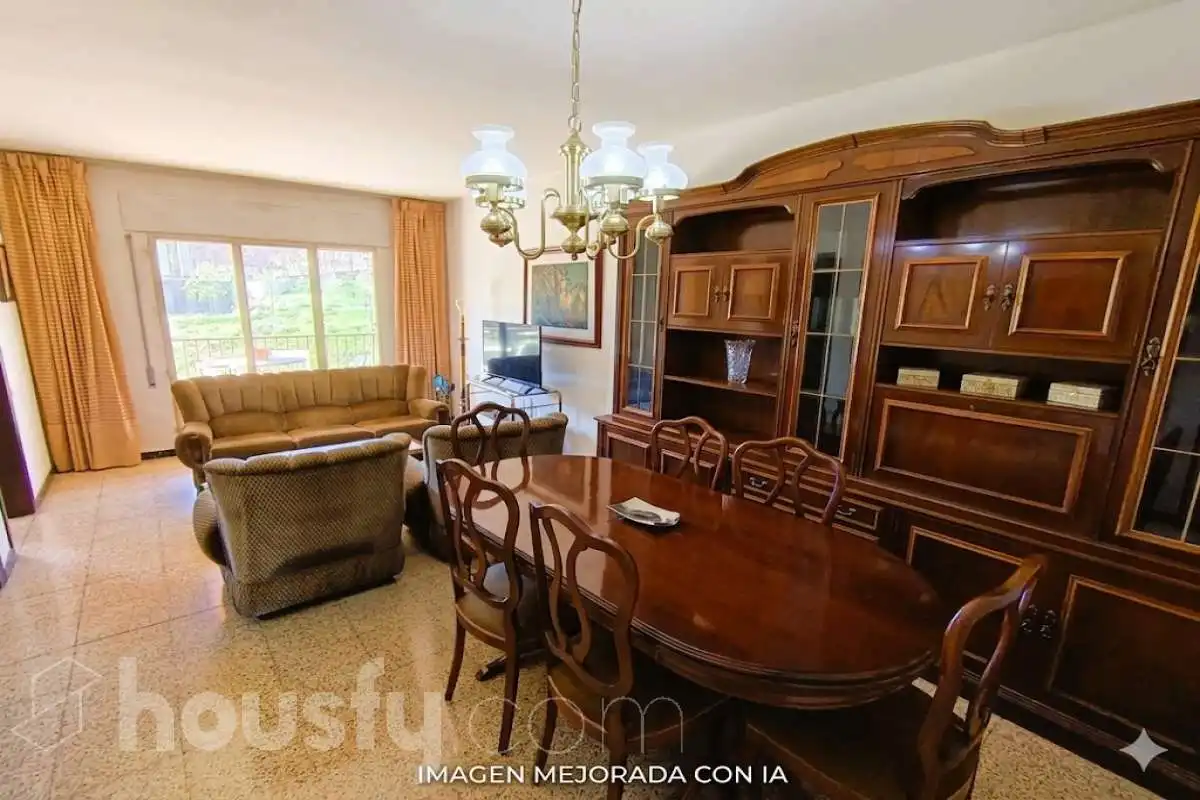 Sala de estar de Piso en venta en  Lleida Capital con Calefacción, Terraza y Amueblado