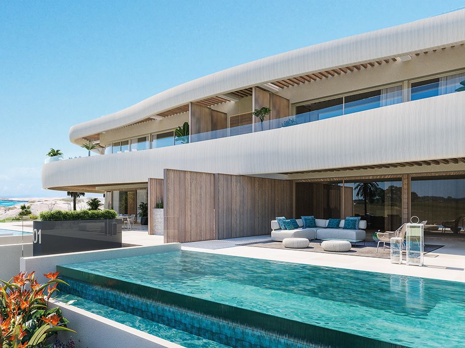Vista exterior de Apartament en venda en Marbella amb Aire condicionat, Calefacció i Jardí privat
