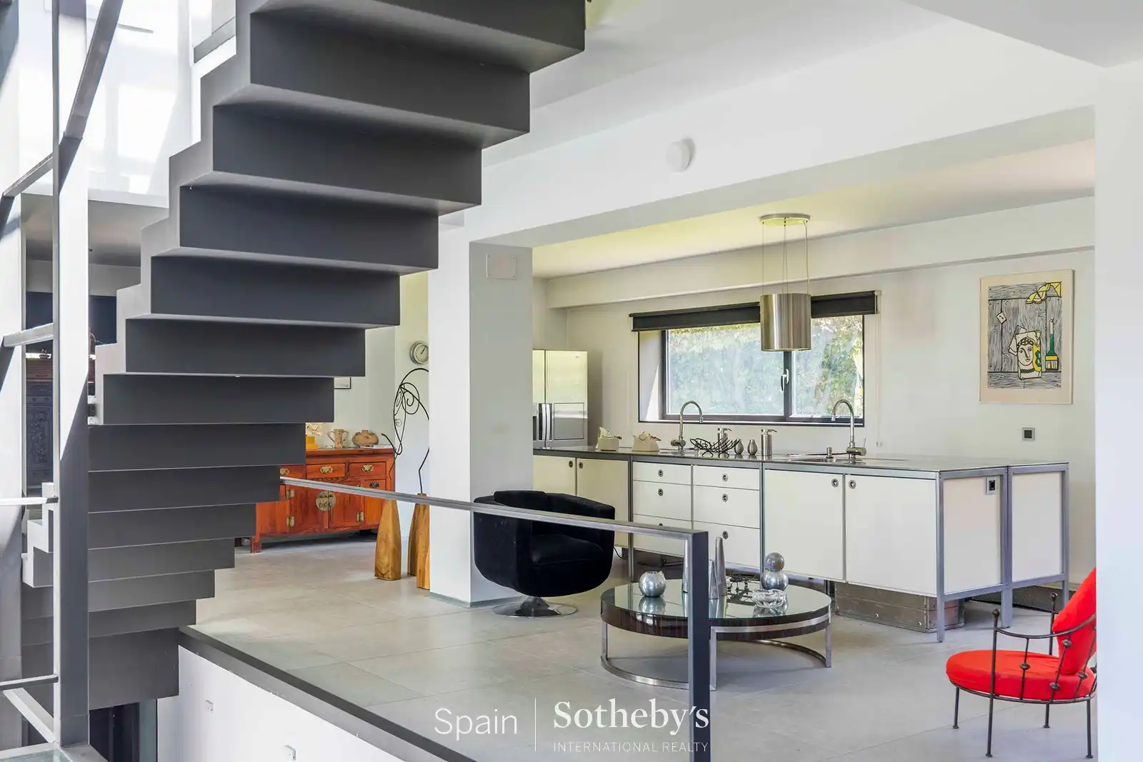 Cuina de Casa o xalet en venda en Madrid amb Aire condicionat, Jardí privat i Terrassa