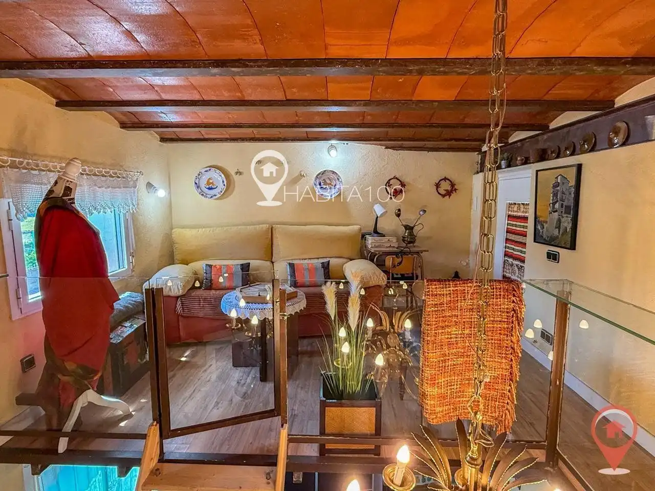 Sala de estar de Casa o chalet en venta en Cañaveras con Aire acondicionado, Calefacción y Terraza
