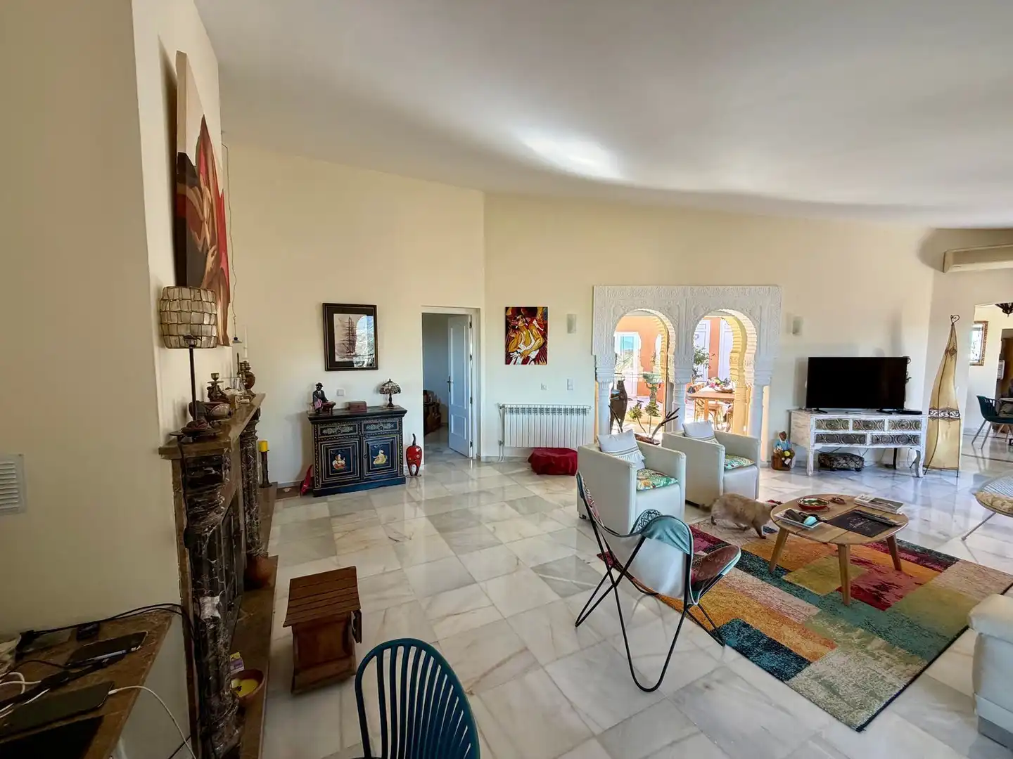 Sala d'estar de Casa o xalet en venda en Turre amb Aire condicionat, Terrassa i Traster