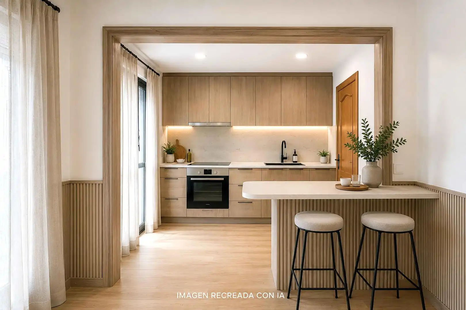 Kitchen of Flat for sale in Sabadell  with Heating and Parquet flooring