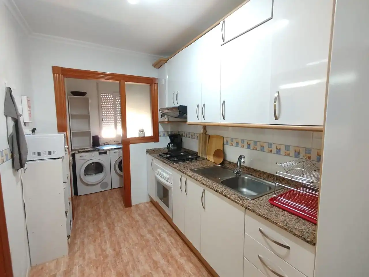 Cocina de Apartamento en venta en La Manga del Mar Menor con Aire acondicionado, Calefacción y Terraza