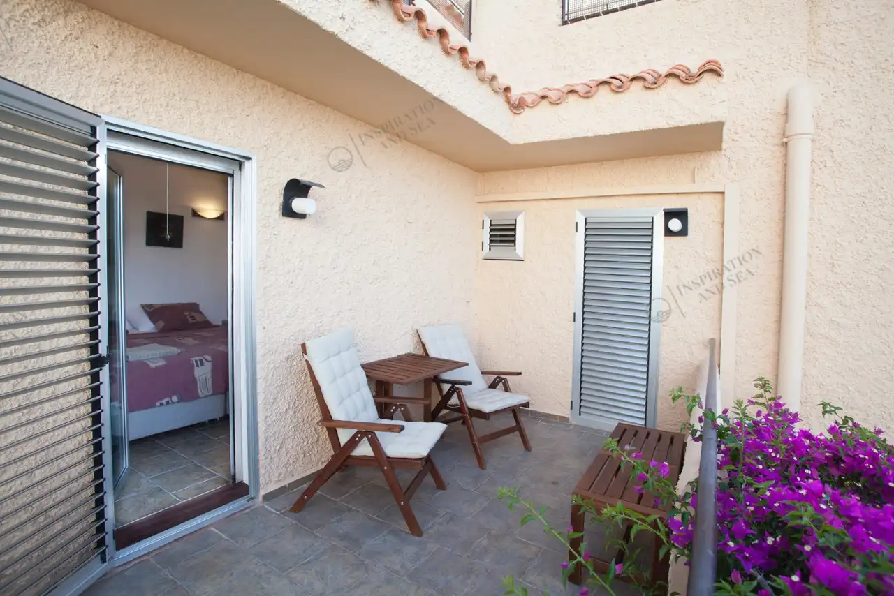 Terrassa de Casa o xalet de lloguer en Santa Eulària des Riu amb Aire condicionat, Jardí privat i Terrassa
