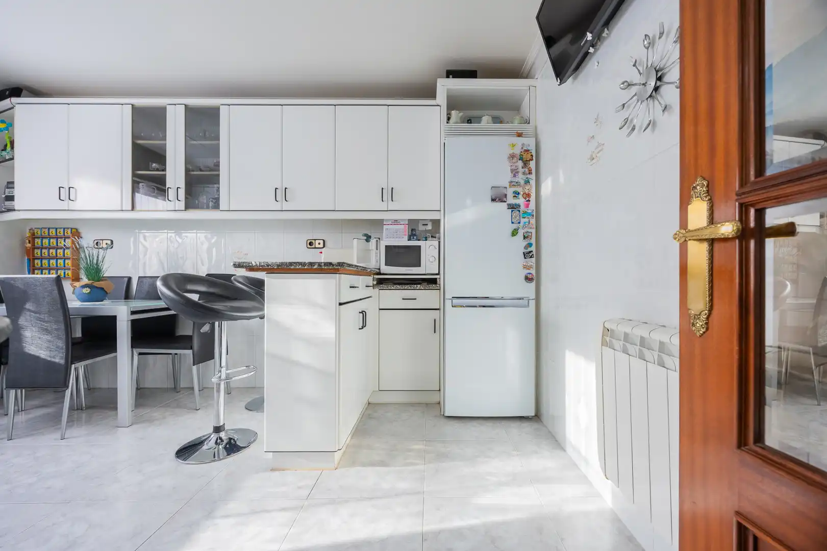 Küche von Wohnung zum Verkauf in Alonsotegi mit Heizung und Möbliert