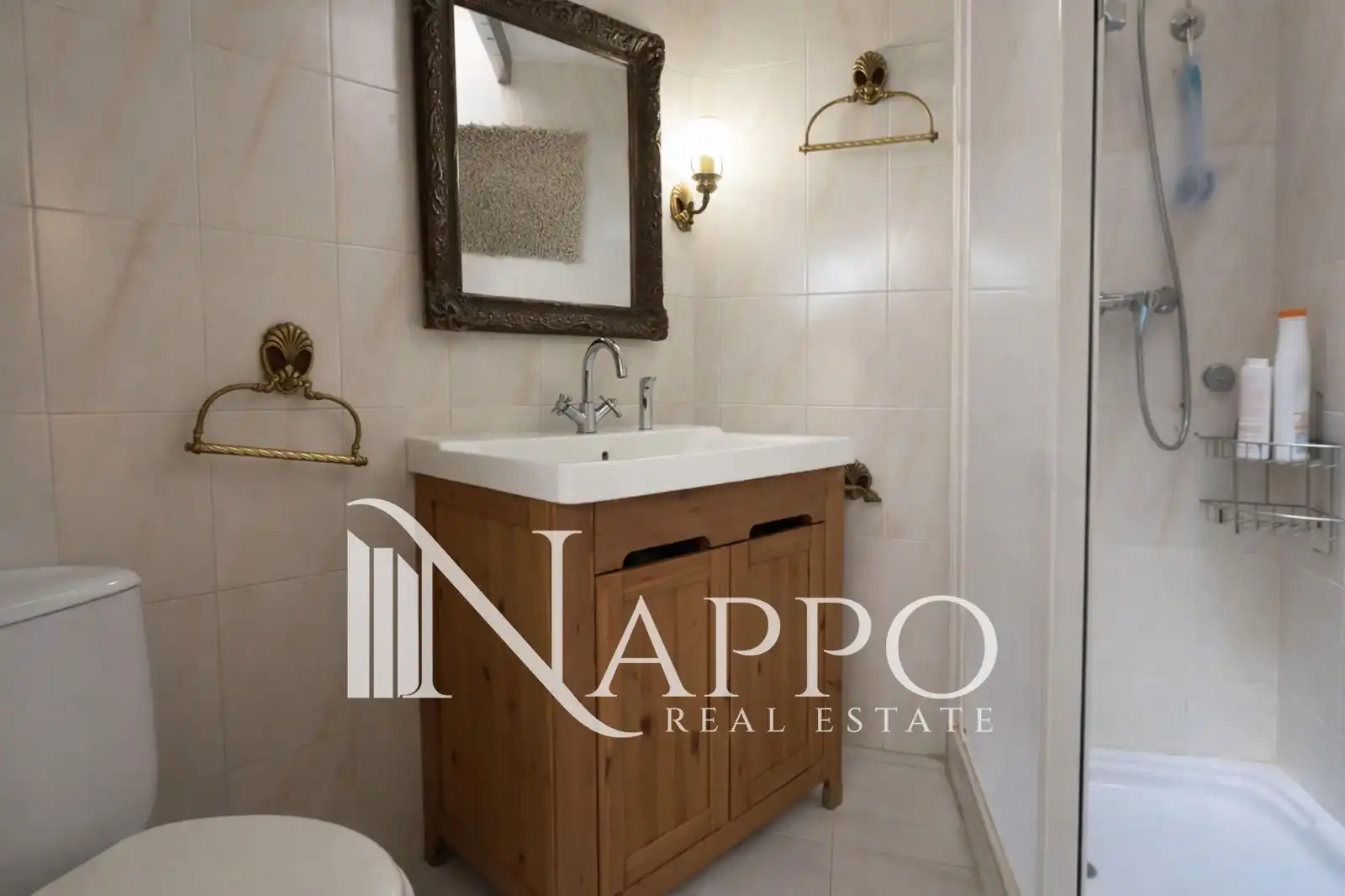 Baño de Casa adosada en venta en  Palma de Mallorca con Aire acondicionado, Calefacción y Jardín privado
