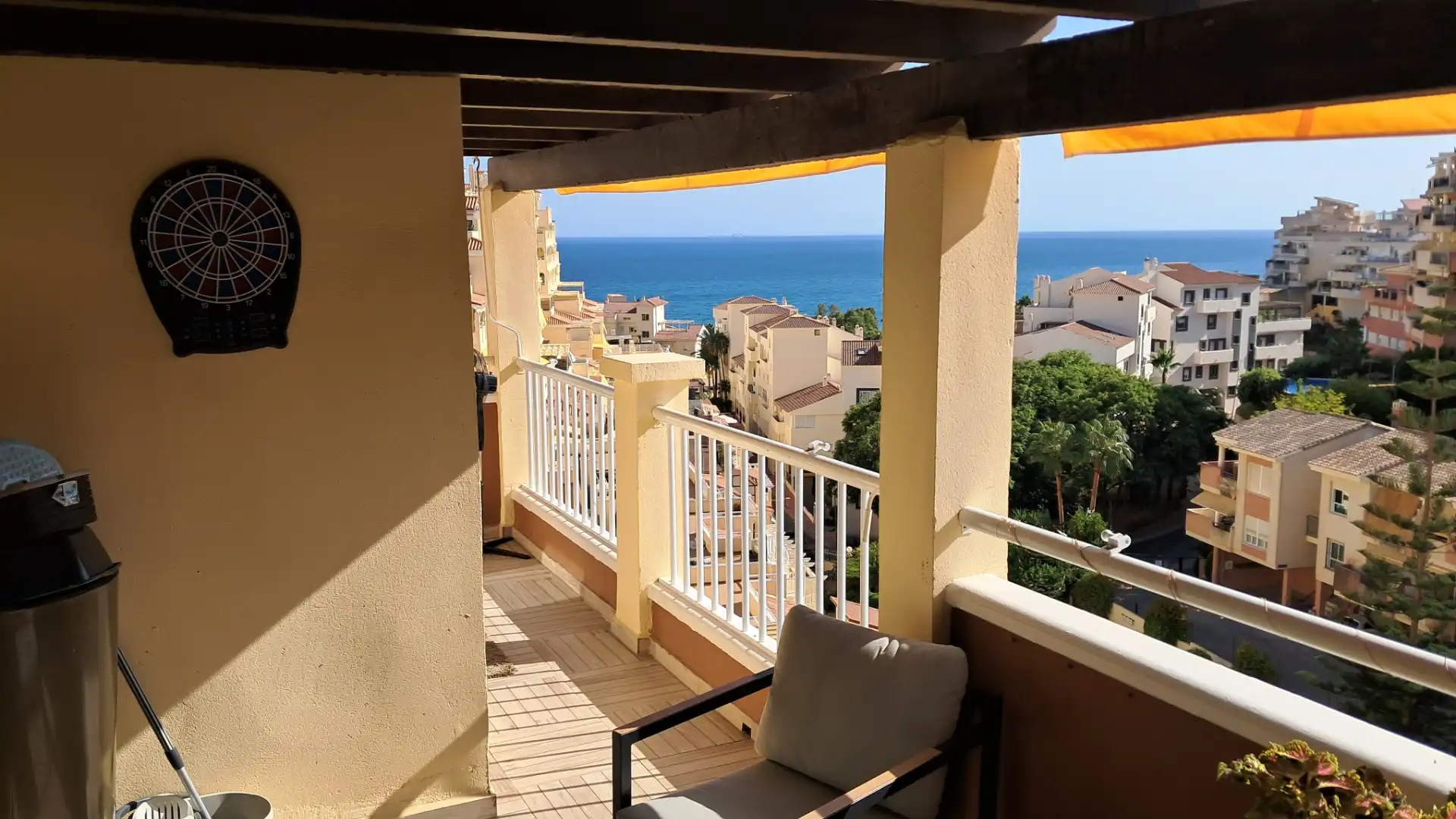 Terrassa de Dúplex en venda en Benalmádena amb Aire condicionat, Parquet i Terrassa