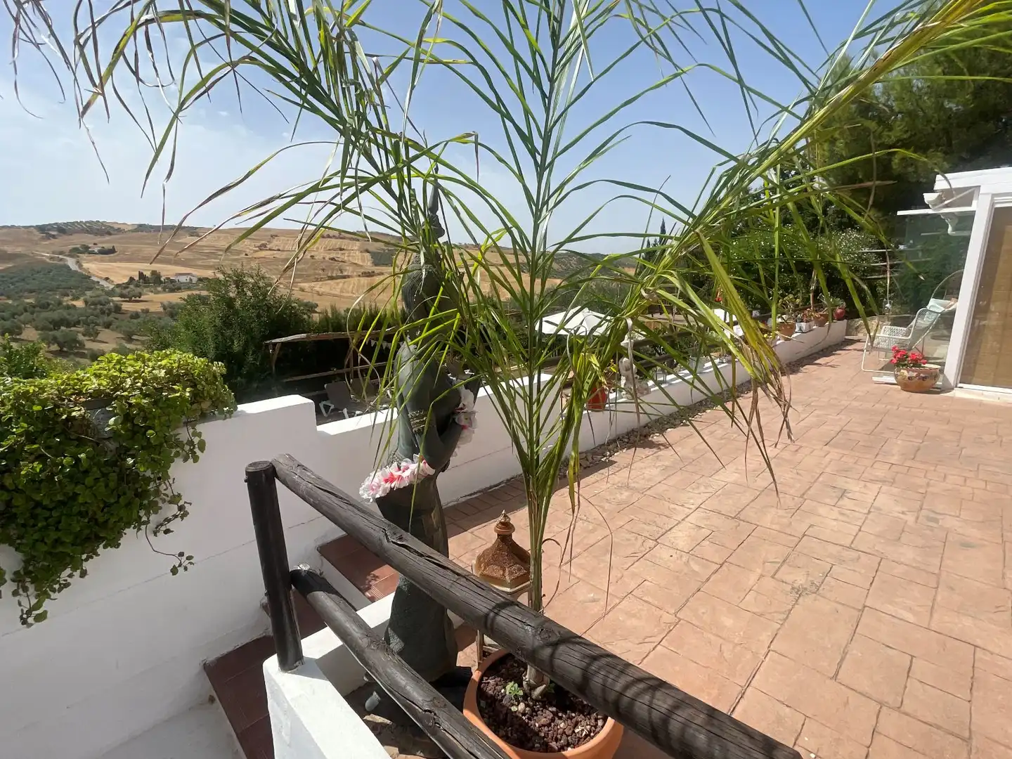Terrace of Country homes for sale in Villanueva de la Concepción  with Air Conditioner, Heating and Private garden