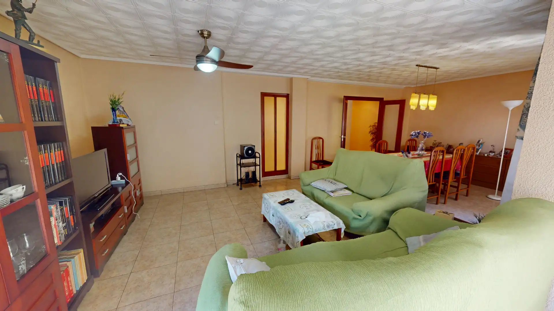 Sala de estar de Piso en venta en Elche / Elx con Aire acondicionado, Amueblado y Horno
