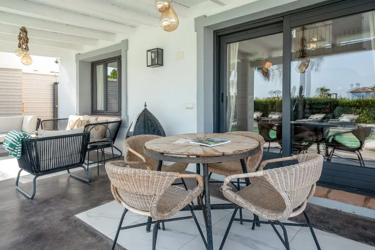 Terrassa de Casa o xalet en venda en Casares amb Aire condicionat, Jardí privat i Terrassa
