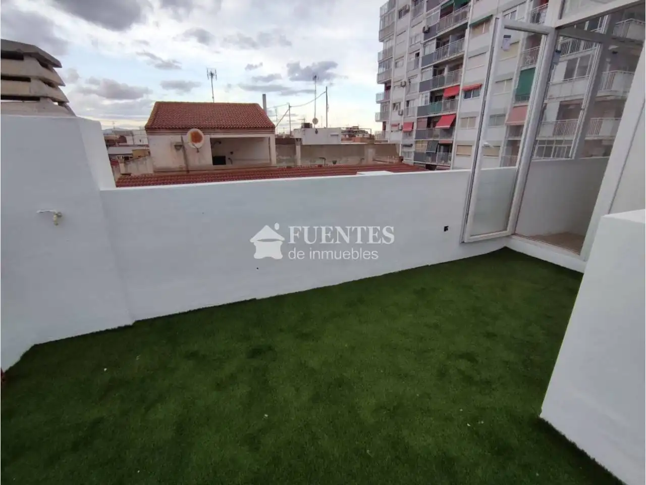 Terraza de Ático de alquiler en Alicante / Alacant con Aire acondicionado, Terraza y Amueblado
