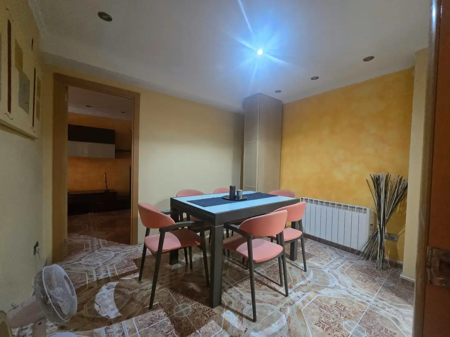 Esszimmer von Wohnung zum Verkauf in Castellón de la Plana / Castelló de la Plana mit Klimaanlage, Möbliert und Balkon