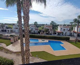 Swimming pool of Duplex for sale in San Javier  with Air Conditioner, Heating and Private garden