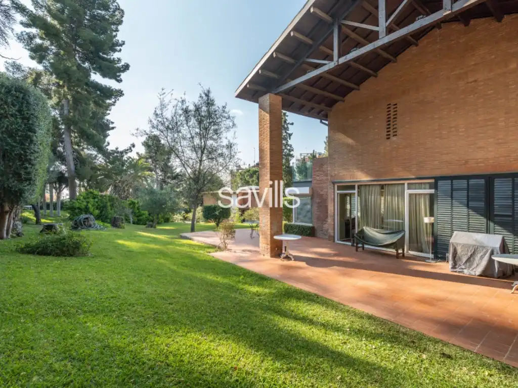 Garten von Haus oder Chalet zur Miete in Esplugues de Llobregat mit Privatgarten, Terrasse und Schwimmbad
