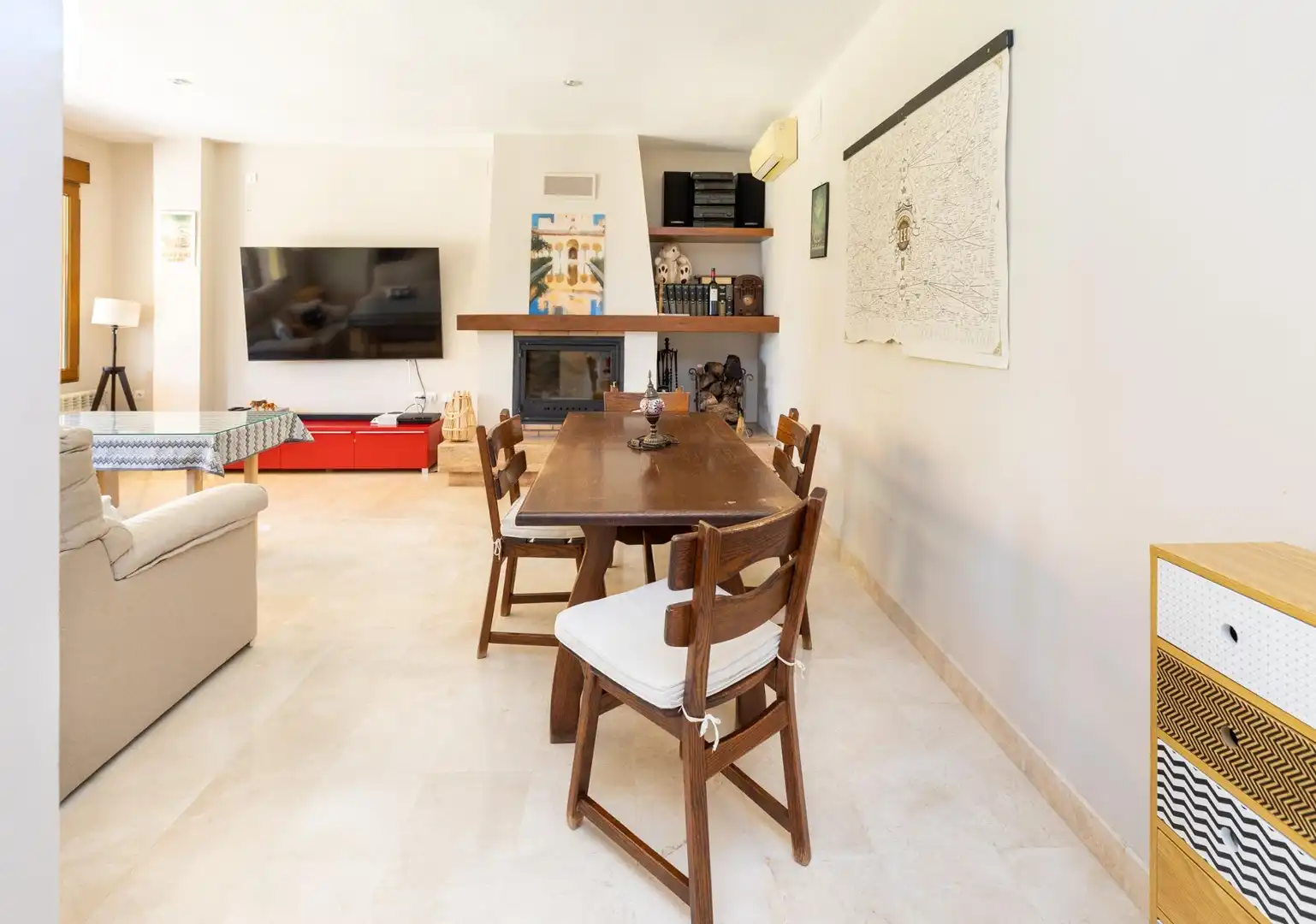 Dining room of Houses for sale in Albolote  with Air Conditioner, Heating and Private garden