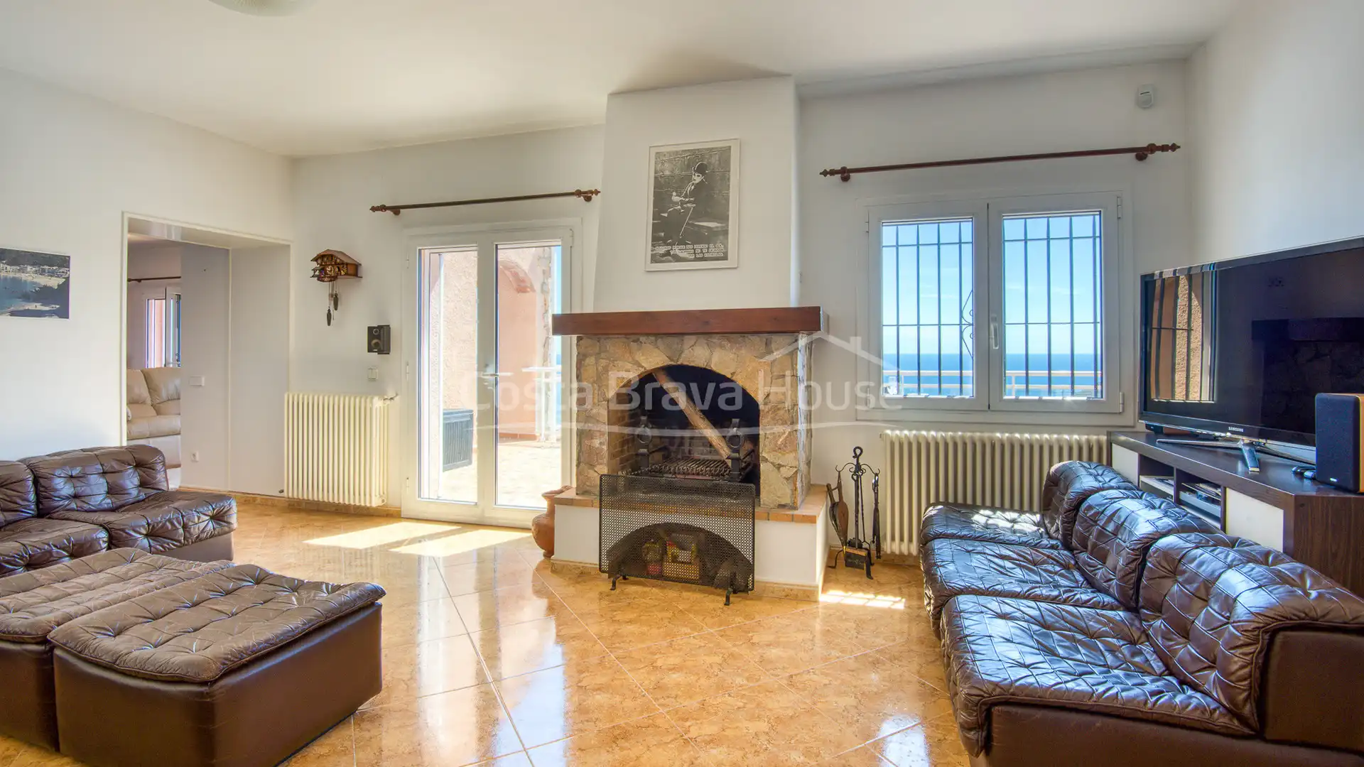 Sala d'estar de Casa o xalet en venda en Begur amb Calefacció, Jardí privat i Terrassa