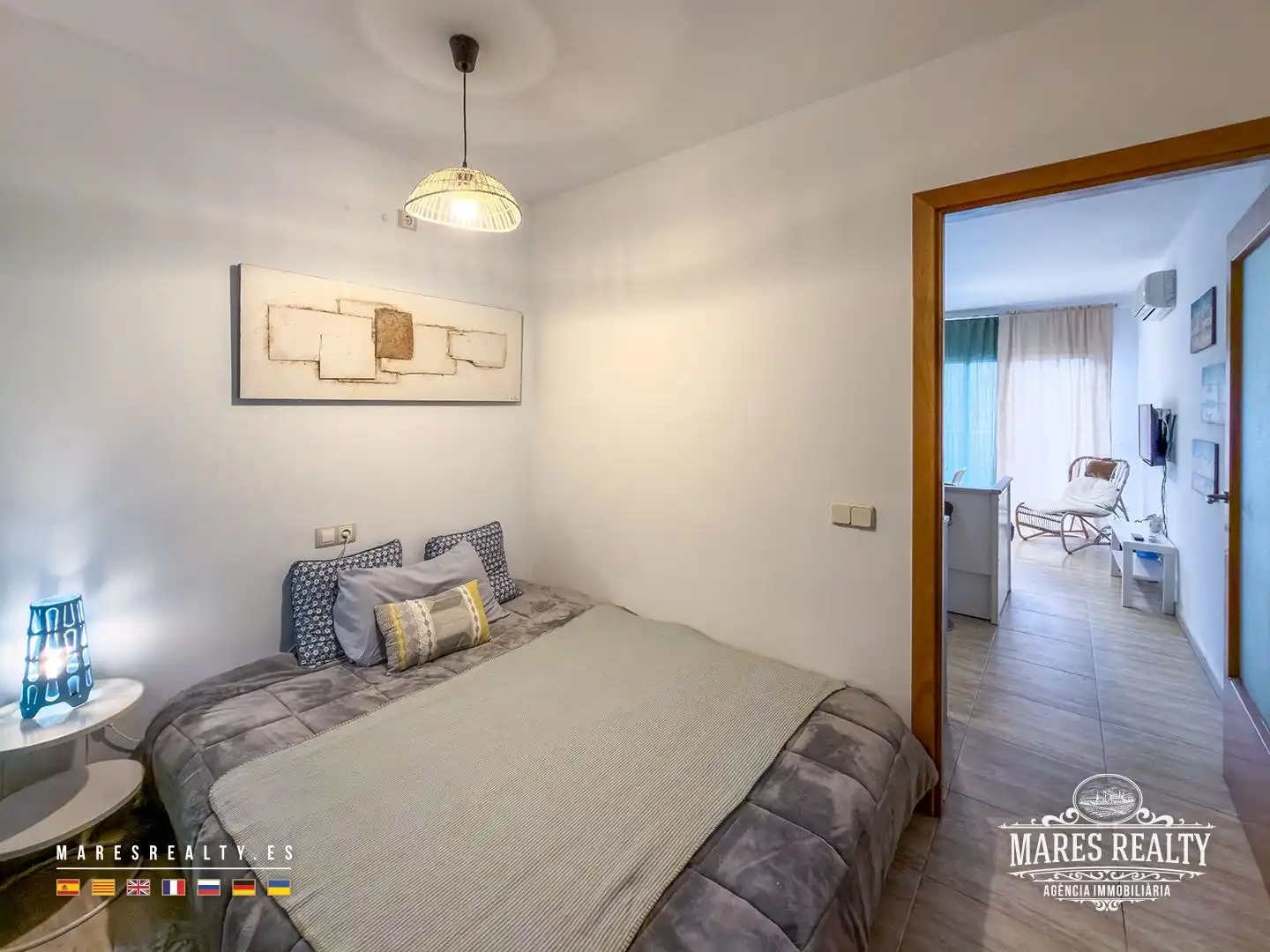 Bedroom of Flat for sale in Lloret de Mar  with Air Conditioner and Heating