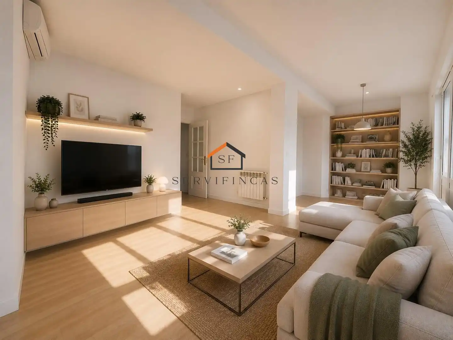 Living room of Attic for sale in Madrid  with Air Conditioner, Heating and Terrace