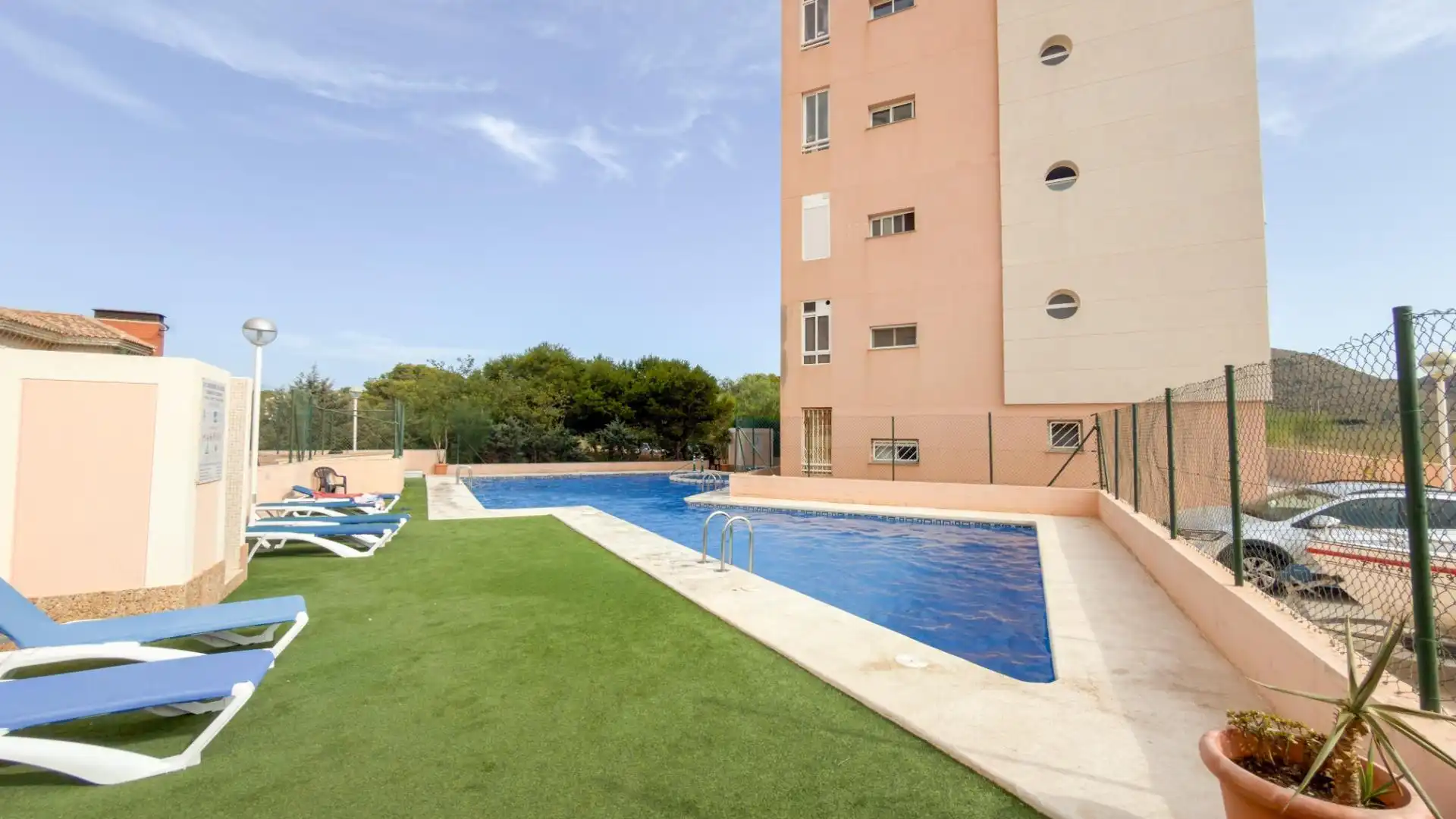 Schwimmbecken von Wohnungen zum Verkauf in Cartagena mit Gemeinschaftspool
