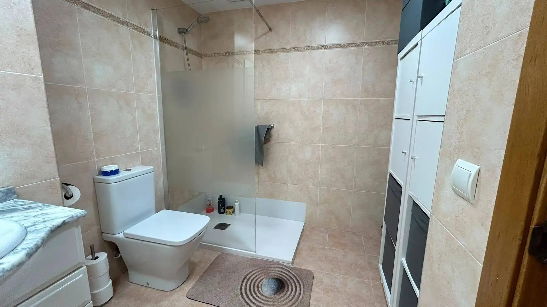 Badezimmer von Wohnungen zur Miete in La Pobla de Farnals mit Klimaanlage, Heizung und Terrasse