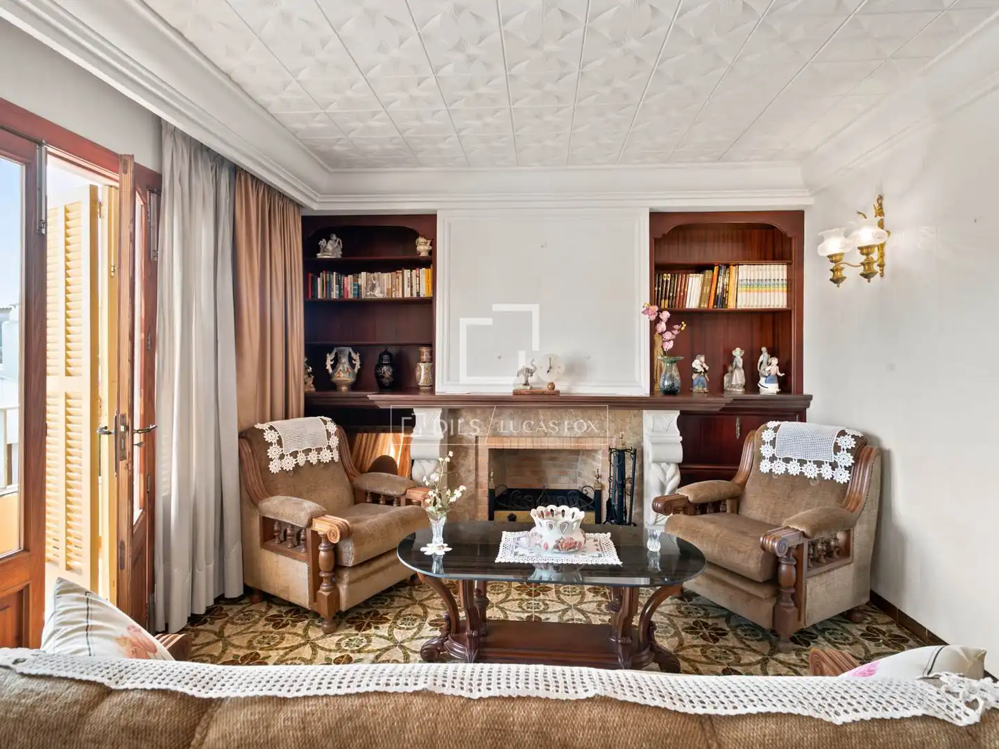 Sala de estar de Casa o chalet en venta en Sa Pobla con Aire acondicionado, Terraza y Trastero