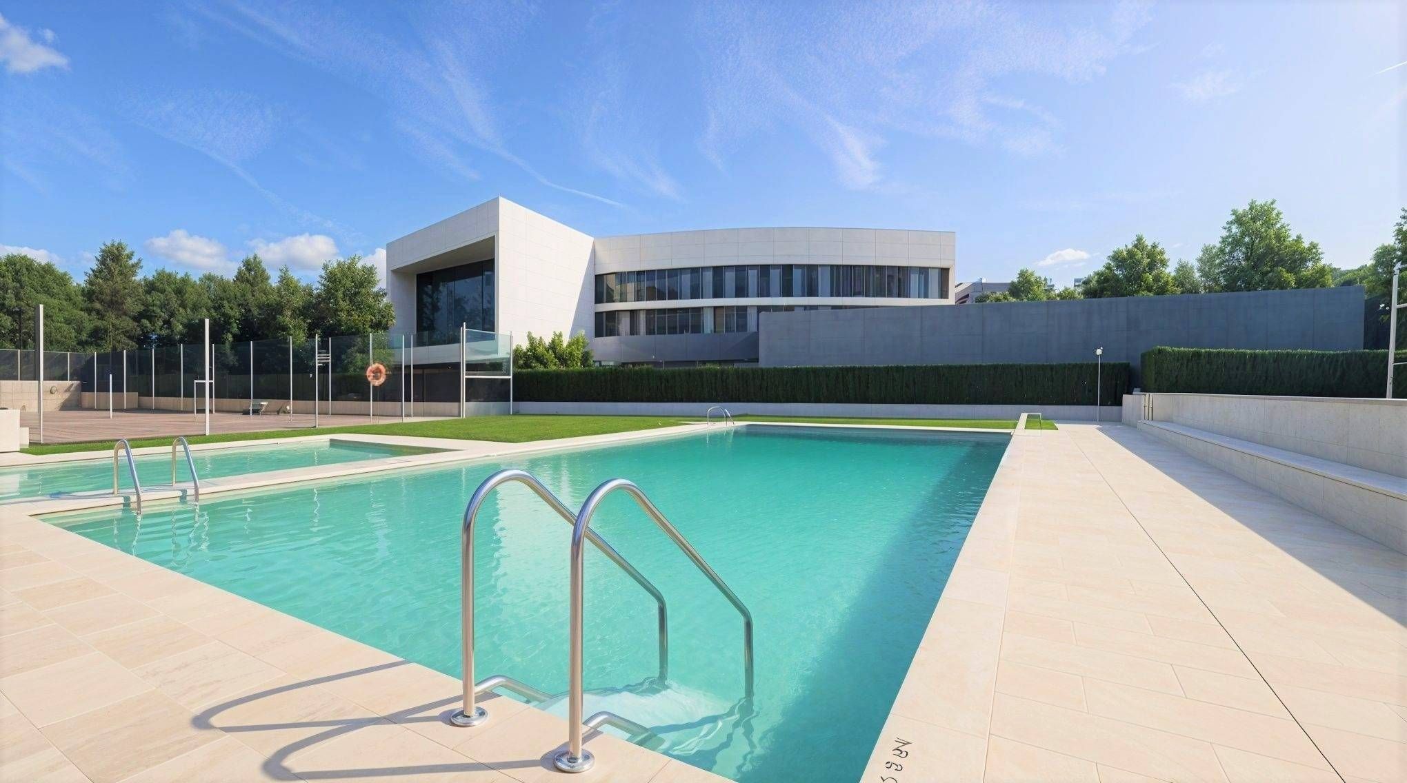 Swimming pool of Flat for sale in Reus  with Air Conditioner, Heating and Balcony