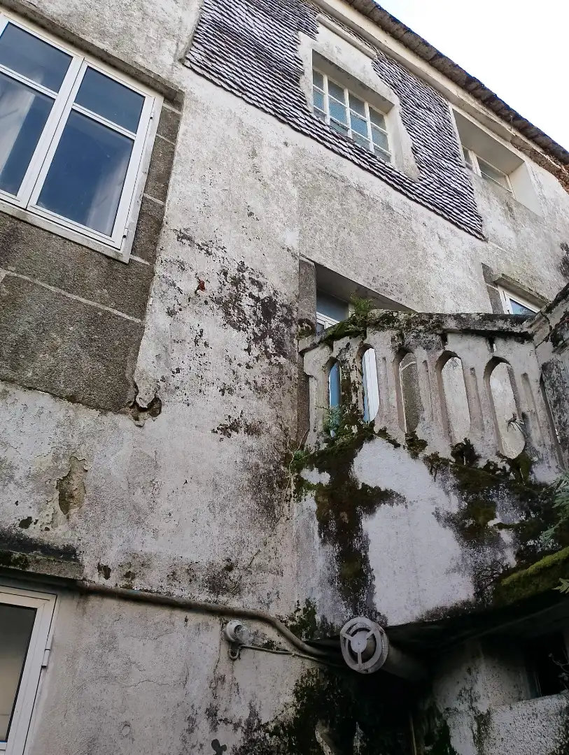 Vista exterior de Casa adosada en venta en Ribeira con Jardín privado, Terraza y Balcón
