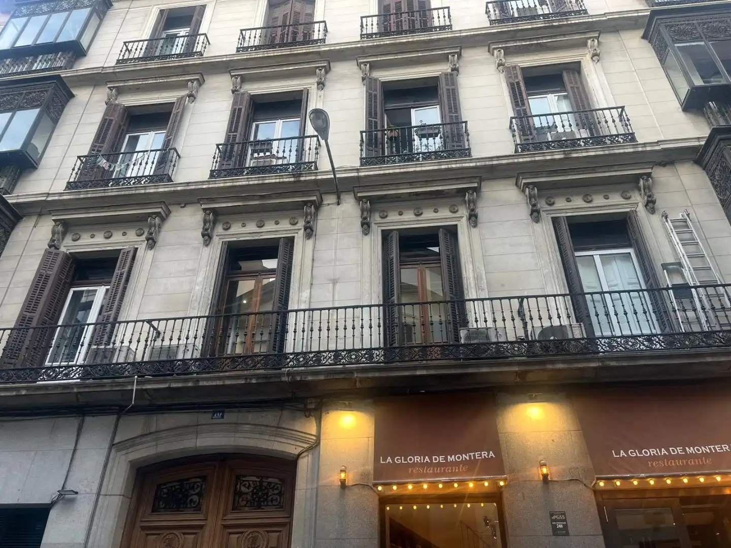 Exterior view of Flat for sale in Madrid  with Air Conditioner, Heating and Parquet flooring