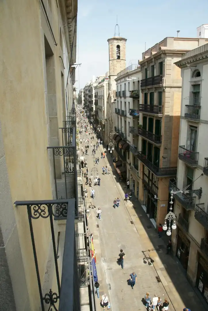Außenansicht von Wohnung zur untervermieten in Barcelona mit Heizung, Möbliert und Waschmaschine