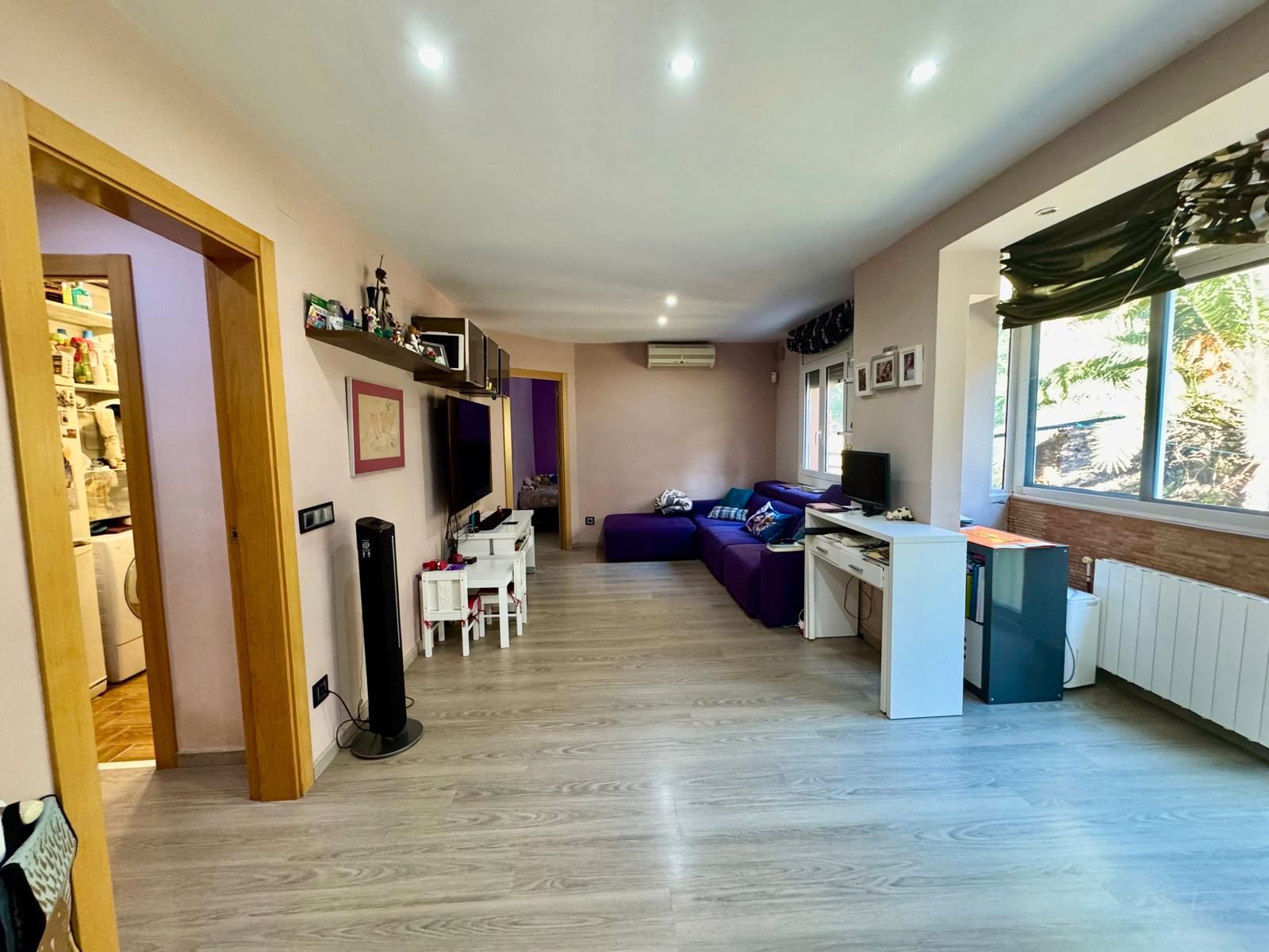 Sala d'estar de Pis en venda en  Barcelona Capital amb Aire condicionat, Calefacció i Balcó