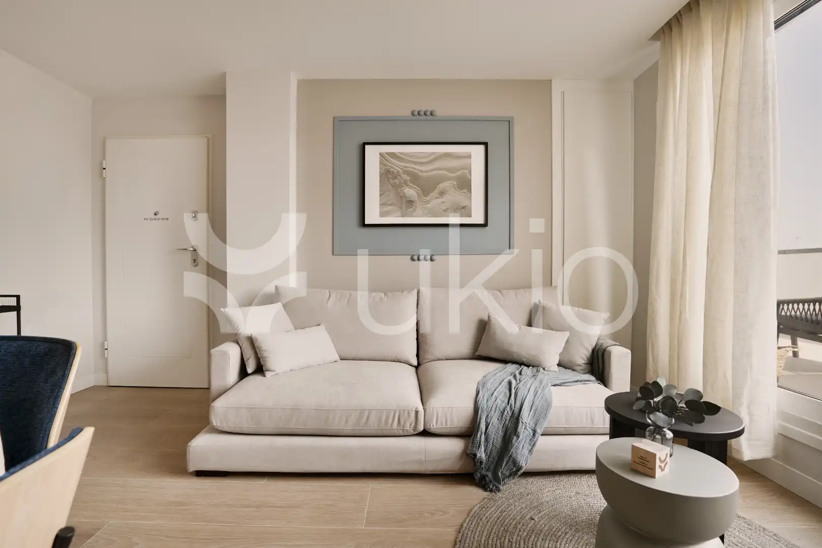 Sala de estar de Apartamento de alquiler en Madrid con Calefacción, Terraza y Piscina