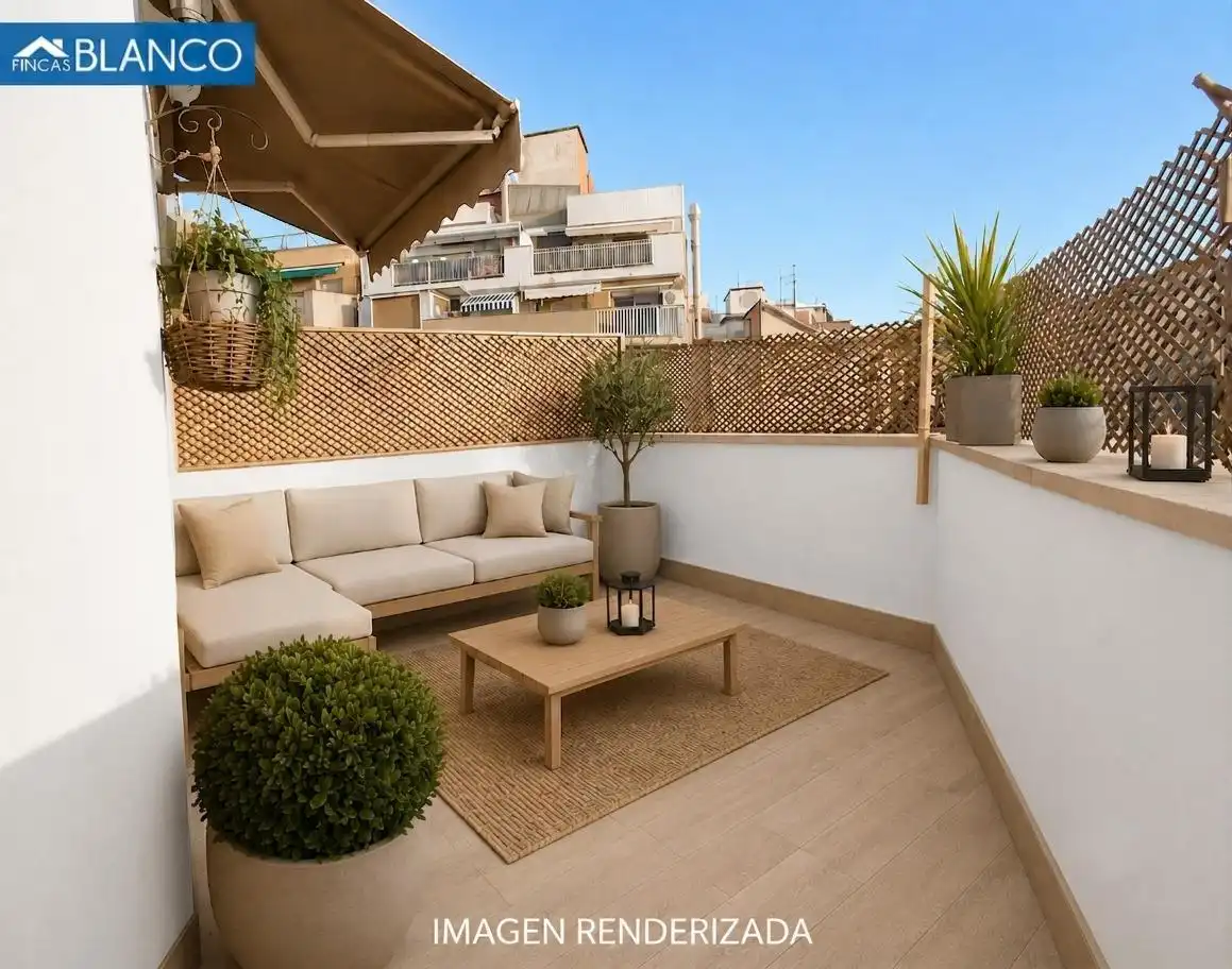 Terrace of Attic for sale in L'Hospitalet de Llobregat  with Heating, Parquet flooring and Terrace