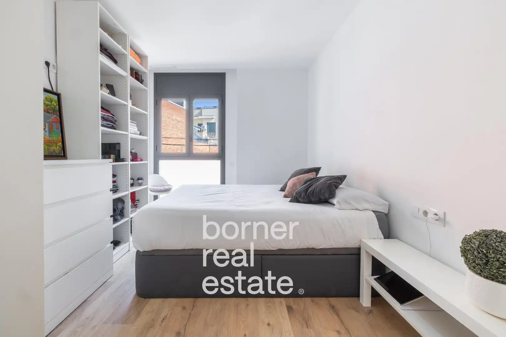 Bedroom of Flat for sale in Terrassa  with Air Conditioner, Heating and Parquet flooring