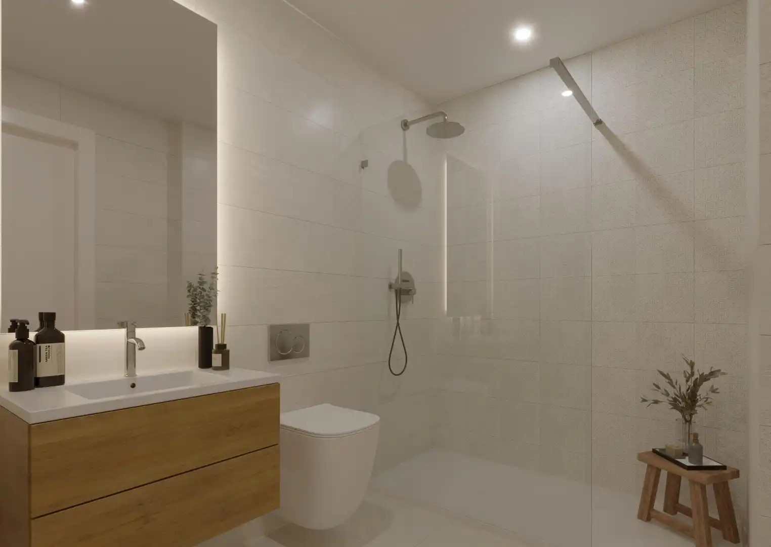 Baño de Apartamento en venta en Santa Pola con Calefacción, Jardín privado y Terraza