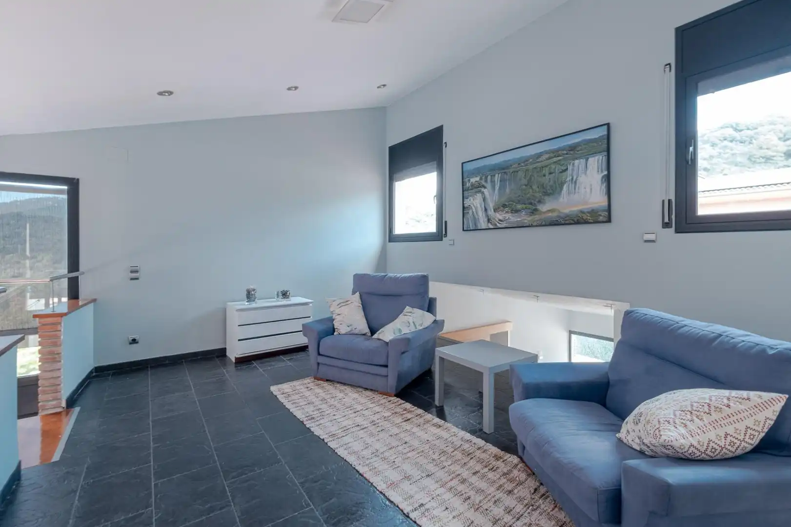 Sala de estar de Casa o chalet en venta en Caldes de Montbui con Aire acondicionado, Calefacción y Jardín privado
