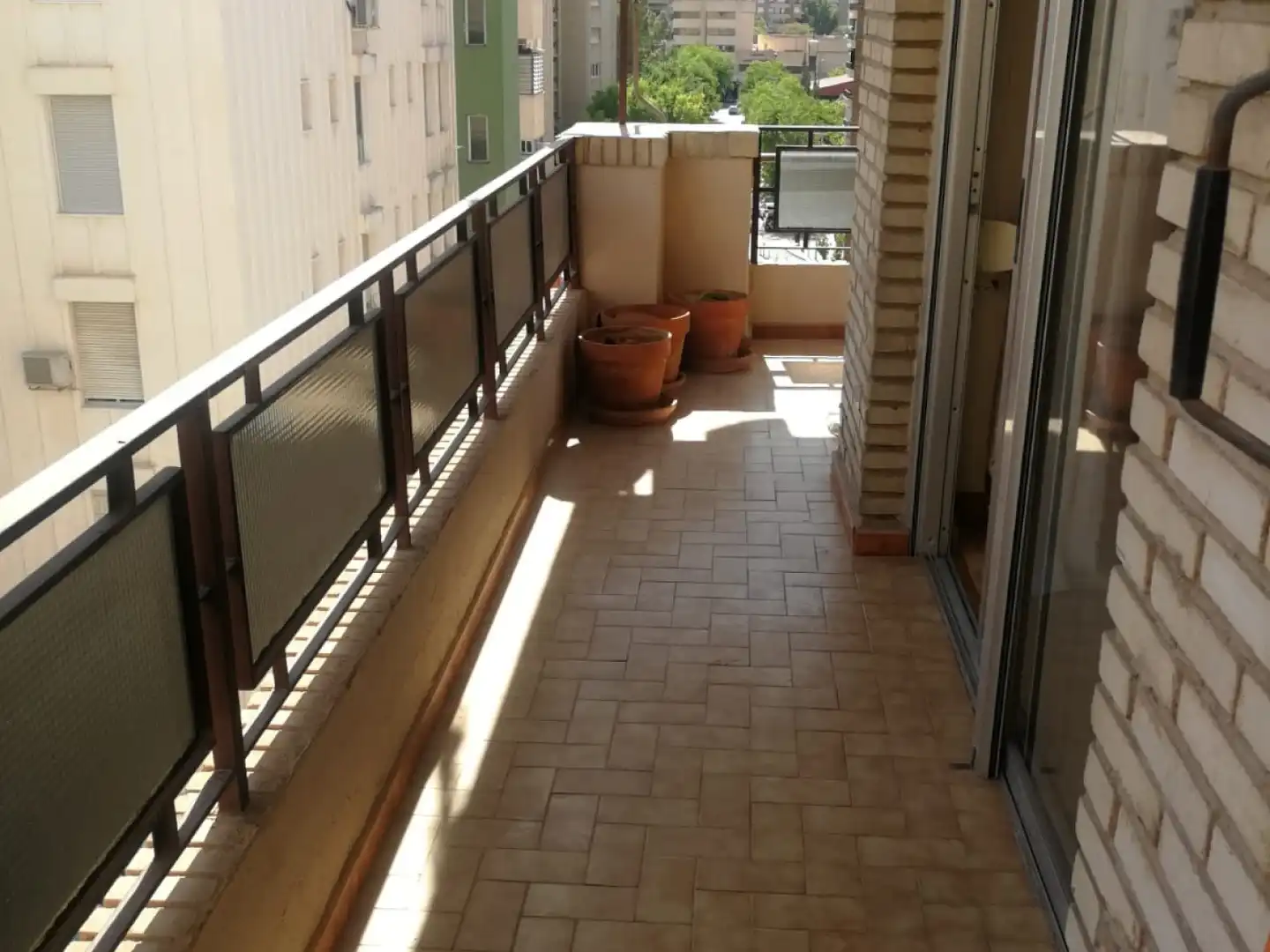 Balcony of Flat for rent in Murcia  with Air Conditioner, Terrace and Furnished