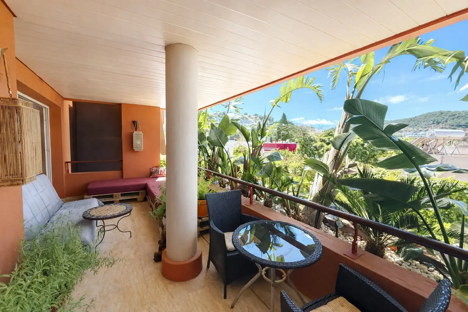 Terraza de Apartamento en venta en Santa Eulària des Riu con Aire acondicionado, Calefacción y Terraza